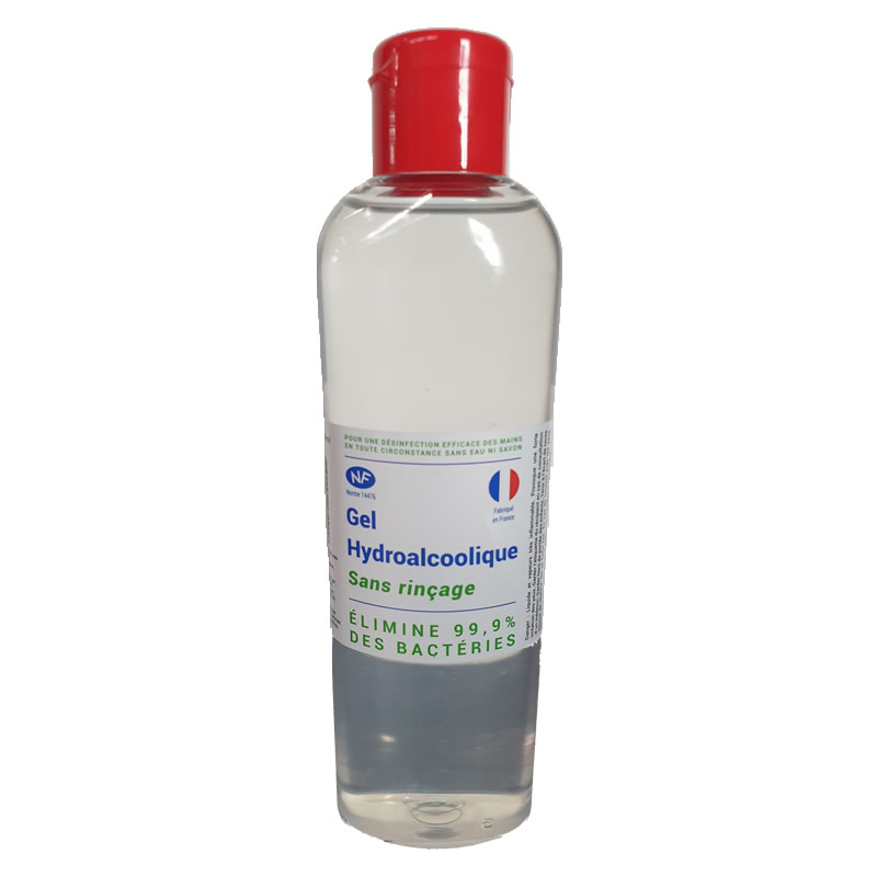 Gel désinfectant hydroalcoolique - Flacon de 100 ml - Produit français