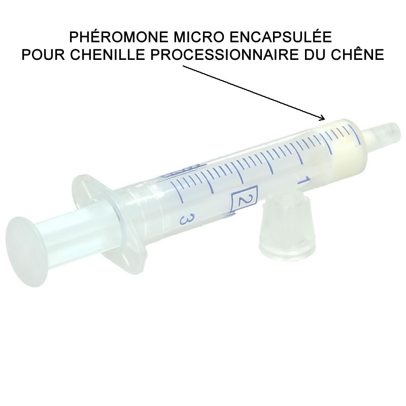 Phéromone pour Processionnaire du chêne micro encapsulée, longue durée - Seringue.