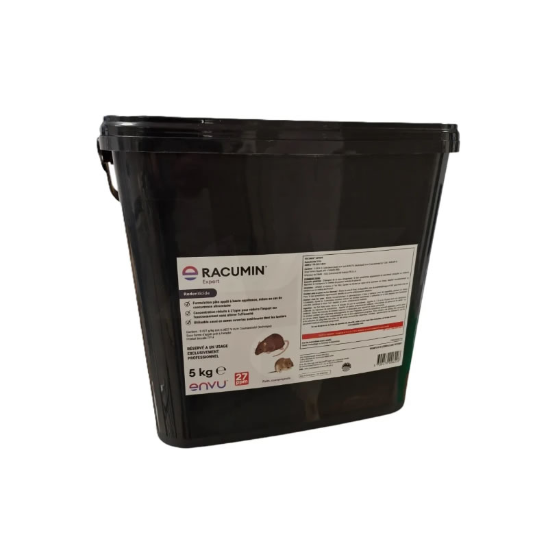 Appâts contre les rats, Racumin Expert - Seau de 5kg