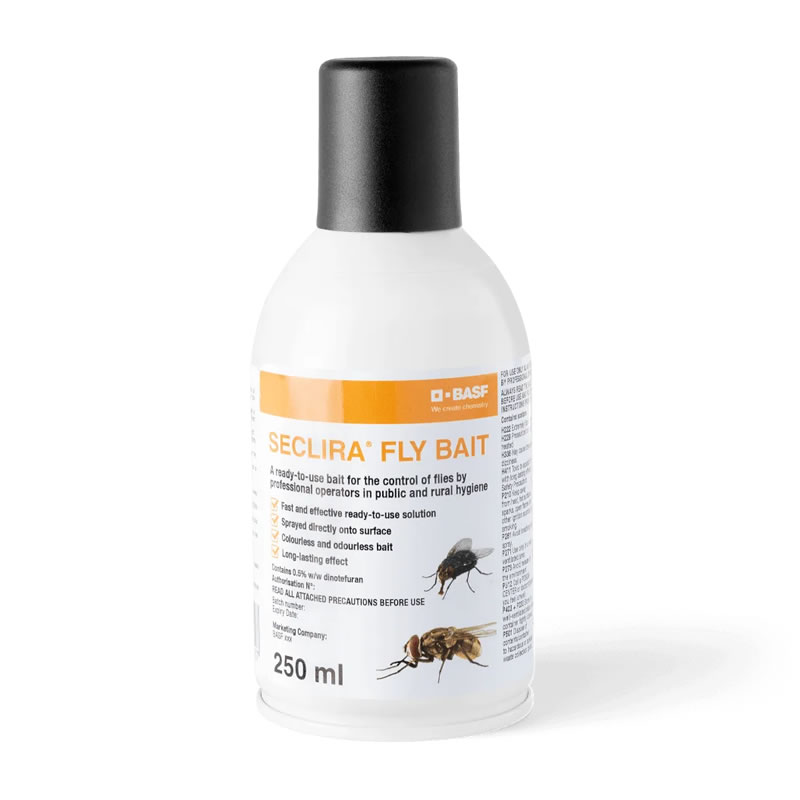 Appât insecticide pour mouches, SECLIRA FLY BAIT - Aérosol de 250ml