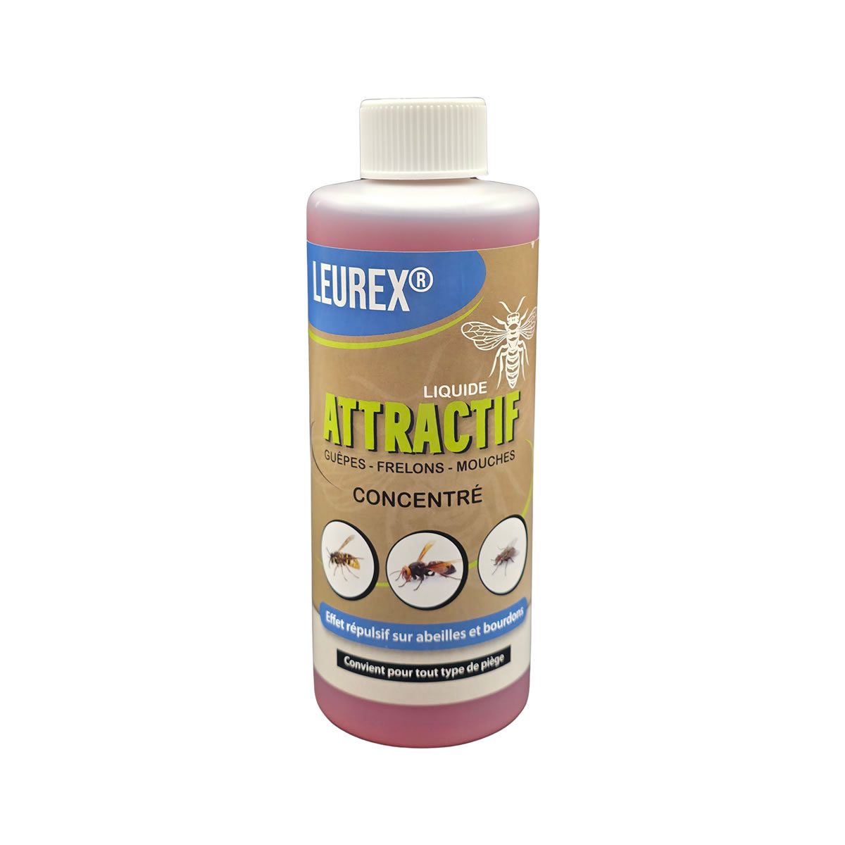 Attractif Guêpes/Frelons/Frelons Asiatiques/Mouches - Flacon de 500 ml
