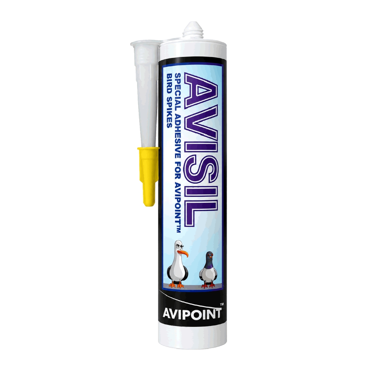 Colle pour coupelles Bird-Free ou PICS à pigeon, Avisil - Cartouche de 310ml